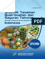 Statistik Tanaman Buah Buahan Dan Sayuran Tahunan Indonesia 2018 PDF