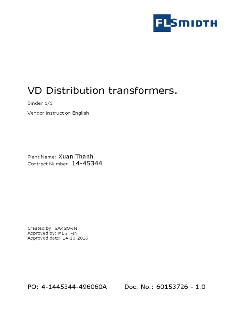 Distribution Transformers Siemens PDF Transformer Alternating Current