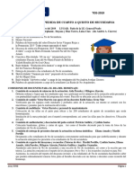 Programa y Comisiones - Despedida de Cuarto A Quinto de Secundaria