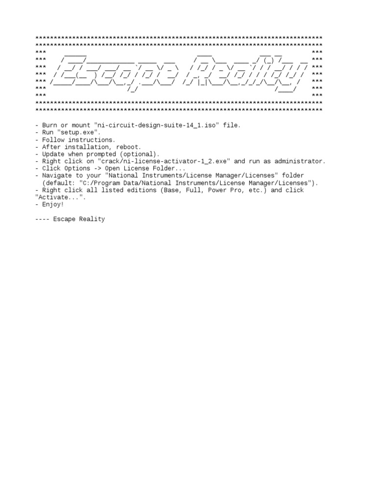 NI Circuit Design Suite Installation Guide | PDF