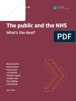 The Public and The NHS Report 0