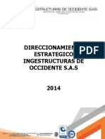 Direccionamiento Estrategico Ingesocc 2014