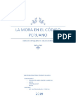 La Mora en El Código Peruano - Final