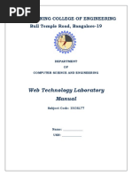 Web Technology Laboratory