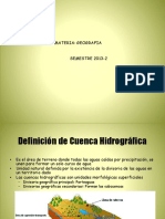 Definición de Cuenca Hidrográfica