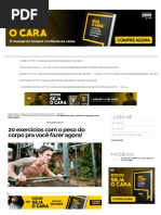 20 Exercícios Com o Peso Do Corpo Pra Você Fazer Agora!