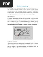 Flexible pavement design (Bus bays and Truck lay byes)