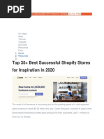 Top 35 Best Successful Shopify Stores For Inspiration in 2020