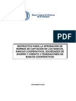 Instructivo para Aprobacion de Normas de Captacion Aprobado 19-11-2018