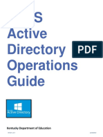 KETS Active Directory Operations Guidev1.0.3