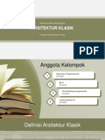 SEJARAH ARSITEKTUR KLASIK