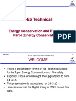 E4-E5 CM, CFA, E&WSEnergy Conservation and Fire Safety070411