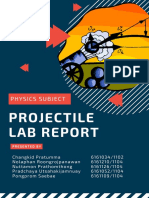 projectile lab report