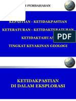 7 Ketidaktahuan Dan Ketidakteraturan Obyek Eksplorasi Geofisika BK