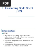 Cascading Style Sheet