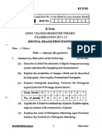 Digital Image Processing (Ecs-702) - 2013-14