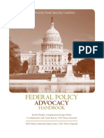 Federal Policy Advocacy Handbook, 2007 Edition