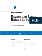 Modul 3 Ragam Bahasa Indonesia