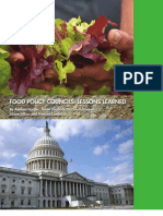 Food Policy Councils: Lessons Learned