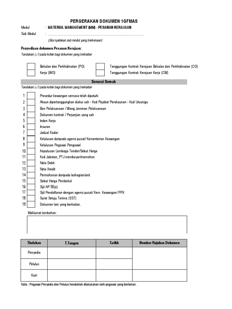 Borang Pergerakan Dokumen Pesanan Kerajaan 26072017 Pdf