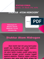 PPT Stuktur Atom Hidrogen (KEL IV)