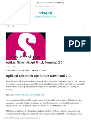 Aplikasi Simontok Apk Untuk Download 2 0 199apk Ios Android Operating System