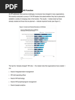 New Roles in the HR Function