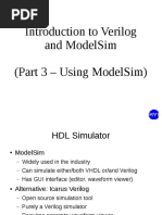 Introduction To ModelSim Simulator