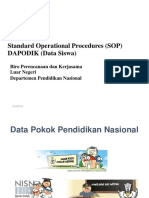 Sop Aplikasi Operator Dapodik 2007