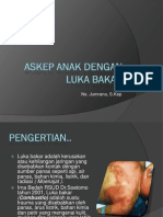 Askep Anak Dengan Luka Bakar