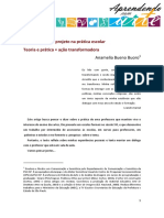 Metodologia de Projeto Na Prática Escolar - Teoria e Prática Ação Transformadora