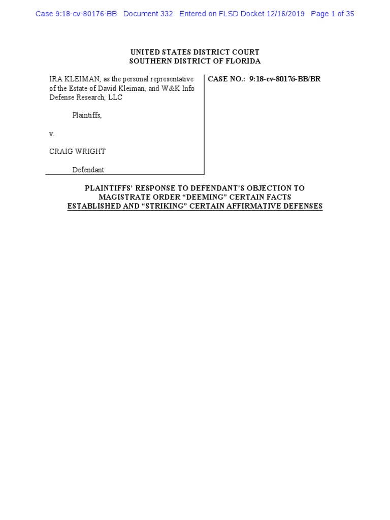 24　-TWENTY FOUR-DVD-BOX Plaintiffs' Response To Defendant's Objection To Magistrate
