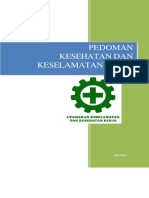 Pedoman Kesehatan Dan Keselamatan Kerja