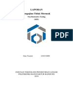 Laporan Non Destructive Test