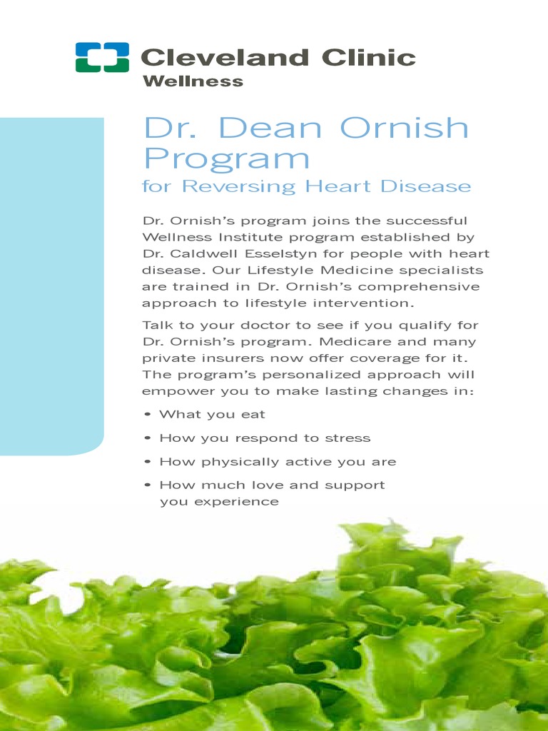 DR Ornish Program Insert PDF | PDF