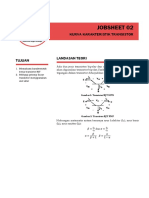 Jobsheet 02 - Kurva Karakteristik Transistor