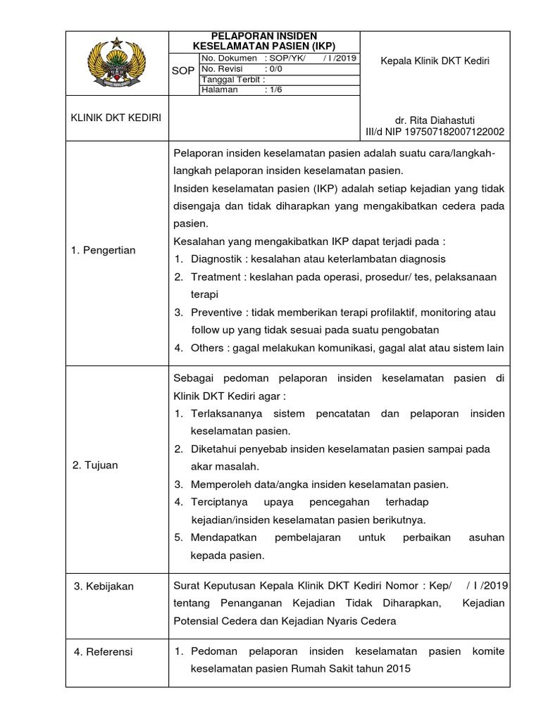 3 2 5 1 sop pelaporan ikp pdf pdf