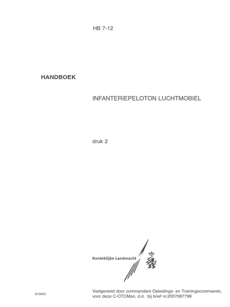 HB7-12 Dutch Airmobile Platoon | PDF