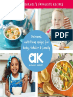 Recipes For Babies and Toddlers
