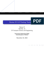 Review of 3-D Packing Technology