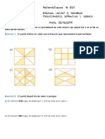 EX Unitat 2 - Grup B Nombres Fraccionaris, Potències I Arrels 1 ESO