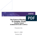 Future of Routing in IC Compiler: Zroute Technical Tutorial