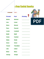 Verbs - Vocabulary Unit 3 PDF