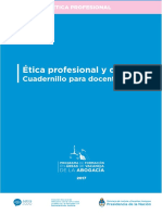 Etica-Profesional-Derecho Profesores PDF