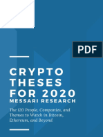 Crypto Theses For 2020 PDF