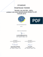 Spesifikasi Teknis Jalan Rel