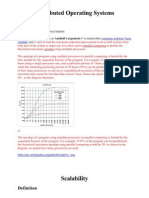 Distributed Operating Systems: Amdahl's Law