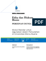 Modul Etika Dan Hukum Bisnis (TM14)