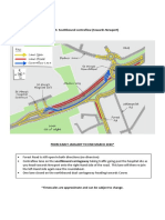 Southbound Contraflow Map