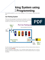 Car Parking System Using PLC Programming